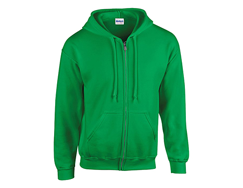 Gildan Heavy Blend Zipped Hoodies - Irish Green