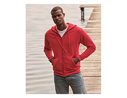 Fruit Of The Loom Classic Zipped Hoodies - Lifestyle