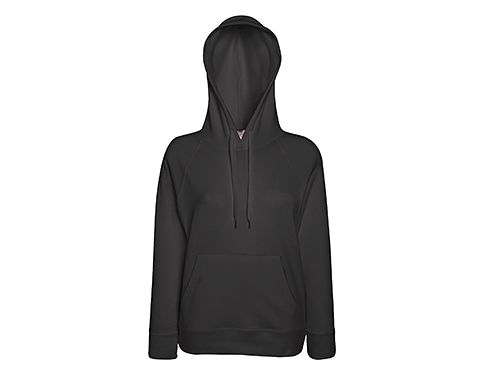 Fruit Of The Loom Lady-Fit Lightweight Hoodies -  Light Graphite