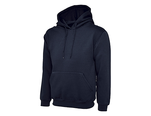 Uneek Premium Hooded Sweatshirts - Navy Blue
