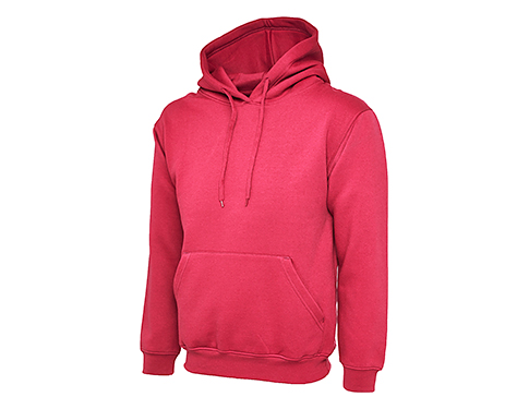 Uneek Classic Hooded Sweatshirts - Hot Pink
