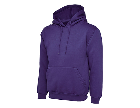 Uneek Classic Hooded Sweatshirts - Purple