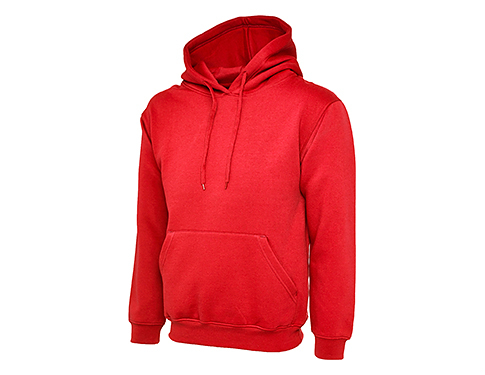Uneek Classic Hooded Sweatshirts - Red