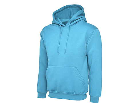 Uneek Classic Hooded Sweatshirts - Sky Blue