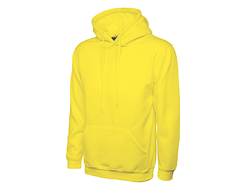 Uneek Classic Hooded Sweatshirts - Yellow