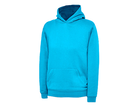 Uneek Primary Children's Hooded Sweatshirts - Sapphire Blue
