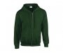 Gildan Heavy Blend Zipped Hoodies - Forest Green