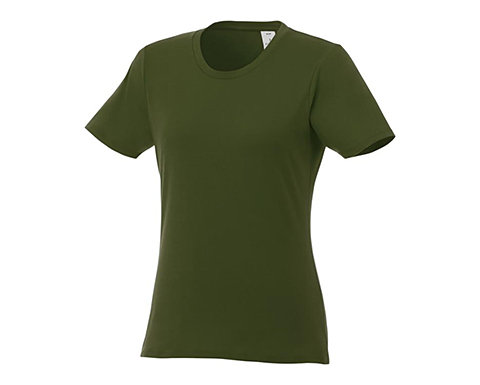 Super Heros Short Sleeve Women's T-Shirts - Army Green