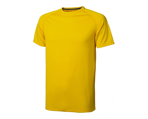 Touchline Cool Fit T-Shirts - Yellow