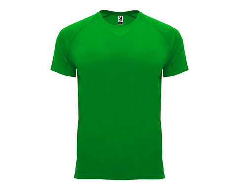 Roly Bahrain Kids Performance Sport T-Shirts - Fern Green