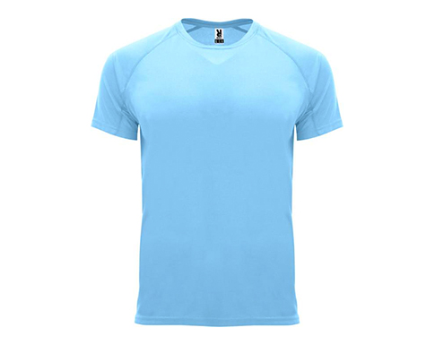 Roly Bahrain Kids Performance Sport T-Shirts - Sky Blue