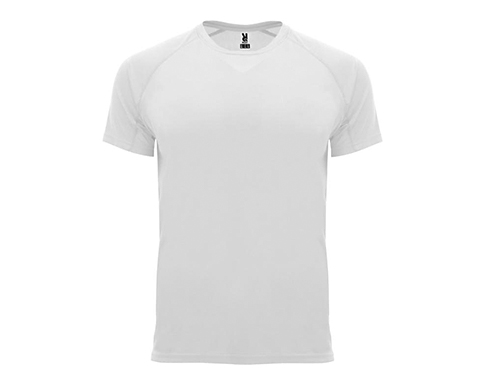 Roly Bahrain Kids Performance Sport T-Shirts - White