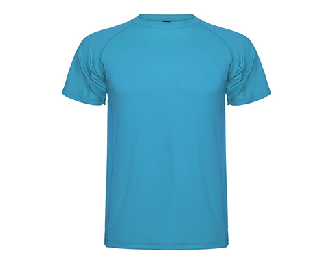 Roly Montecarlo Kids Performance Sports T-Shirts - Turquoise