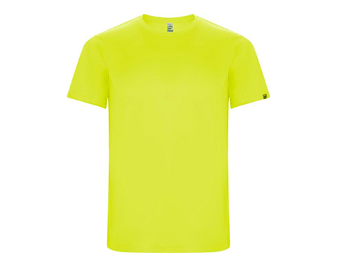 Roly Imola Sport Performance Kids Eco T-Shirts - Fluorescent Yellow