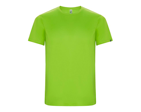Roly Imola Sport Performance Kids Eco T-Shirts - Lime Green