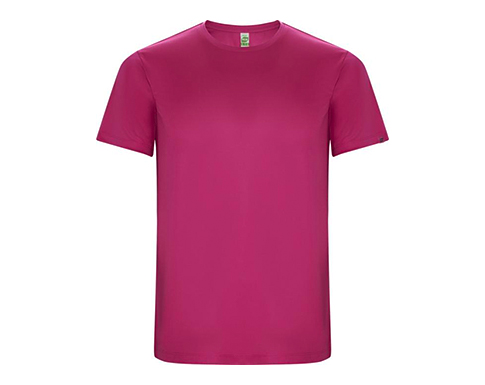 Roly Imola Sport Performance Kids Eco T-Shirts - Magenta