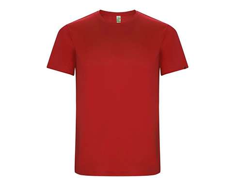 Roly Imola Sport Performance Kids Eco T-Shirts - Red
