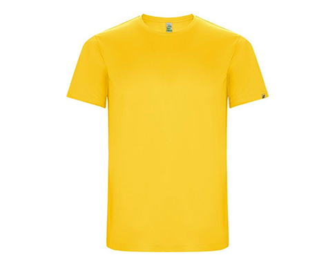 Roly Imola Sport Performance Kids Eco T-Shirts - Yellow