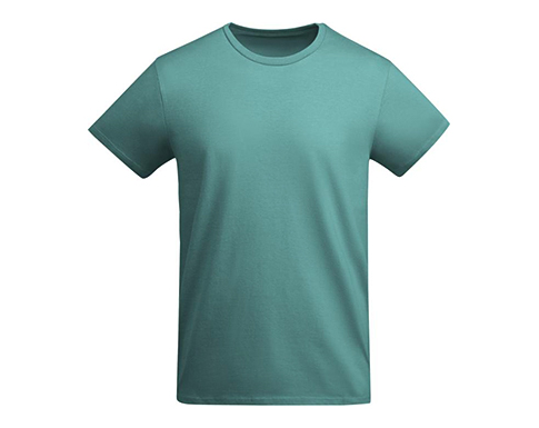 Roly Breda Organic Cotton Kids T-Shirts - Dusty Blue