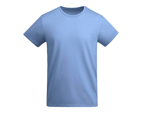 Roly Breda Organic Cotton Kids T-Shirts - Sky Blue