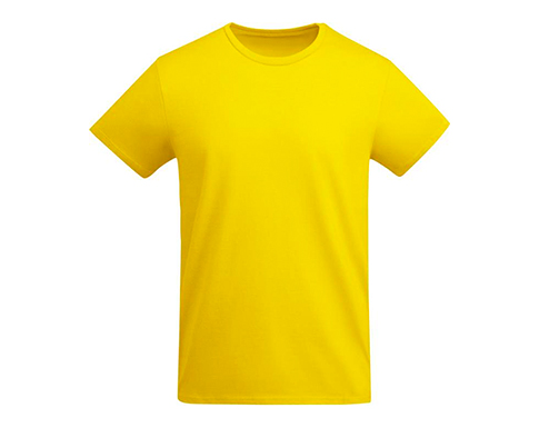Roly Breda Organic Cotton Kids T-Shirts - Yellow