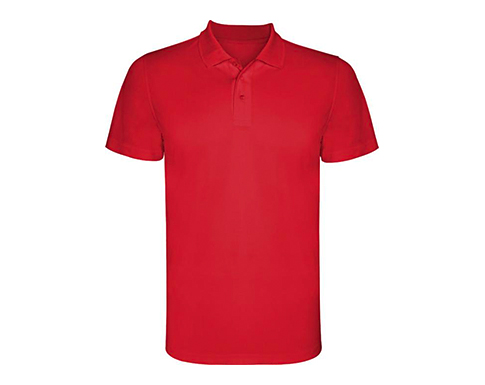 Roly Monzha Technical Sport Polo - Red