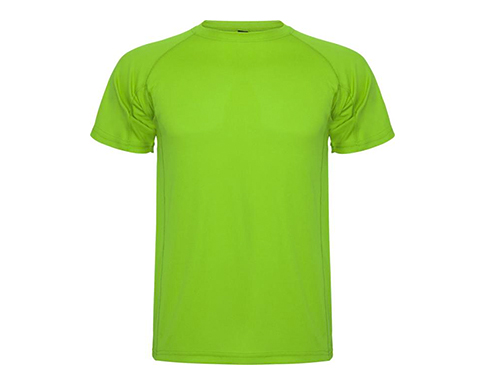 Roly Montecarlo Performance T-Shirts - Lime