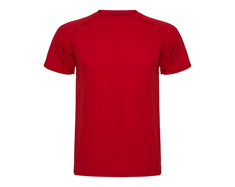 Roly Montecarlo Performance T-Shirts - Red