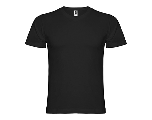 Roly Samoyedo V-Neck T-Shirts - Black