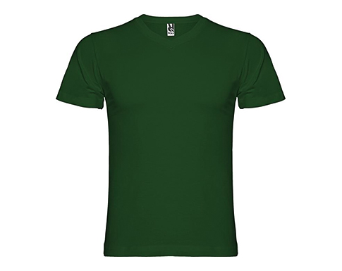 Roly Samoyedo V-Neck T-Shirts - Bottle Green