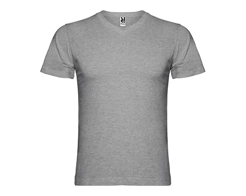 Roly Samoyedo V-Neck T-Shirts - Grey