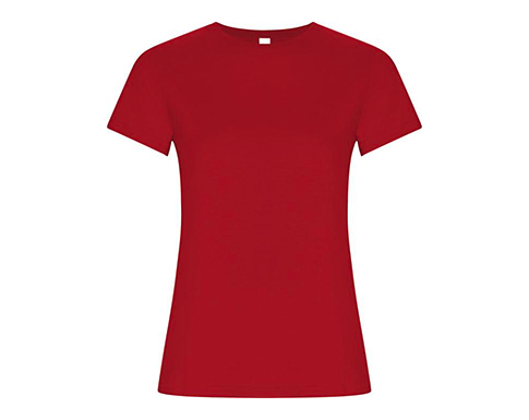 Roly Golden Womens Organic Cotton T-Shirts - Red