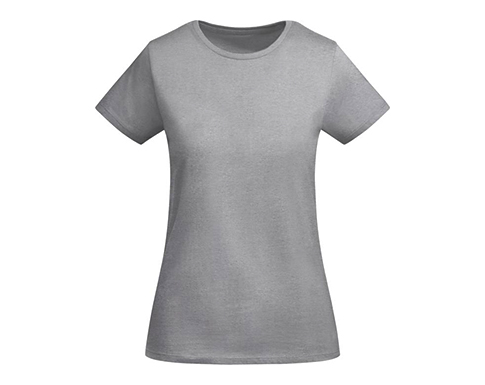 Roly Breda Womens Organic Cotton T-Shirts - Grey