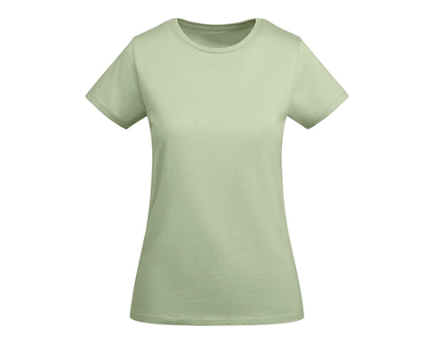 Roly Breda Womens Organic Cotton T-Shirts - Mist Green