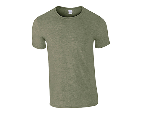 Gildan Softstyle Ringspun T-Shirts - Heather Military Green