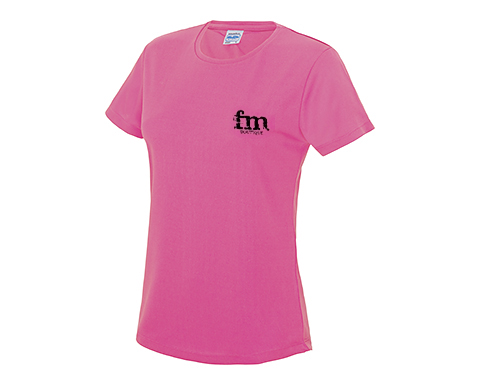AWDis Performance Women's T-Shirts - Electric Pink