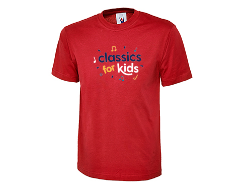 Uneek Active Childrens T-Shirts - Red