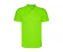 Roly Monzha Technical Sport Polo - Lime Green