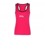 Womens TriDi Panelled Fitness Vests - Hot Pink / Black