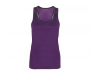 Womens TriDi Panelled Fitness Vests - Purple / Charcoal