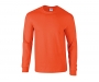 Gildan Ultra Long Sleeved T-Shirts - Orange