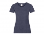 Fruit Of The Loom Value Weight Women's T-Shirts - Vintage Heather Navy Blue