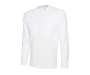 Uneek Classic Long Sleeved Cotton T-Shirts - White