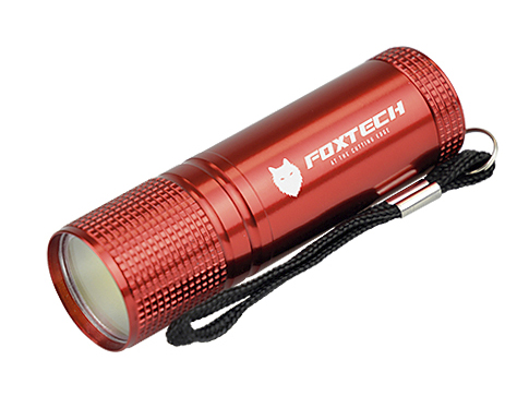 Illuminate COB LED Aluminium Boxed Torches - Red