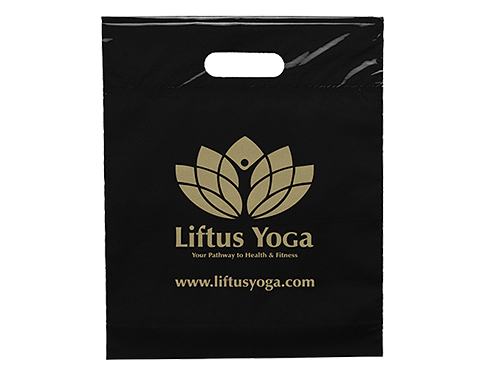 Small Coloured Biodegradable Carrier Bags - Black