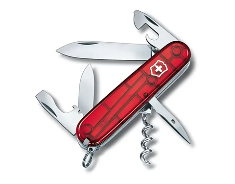 Spartan Swiss Army Pocket Knives - Translucent Red
