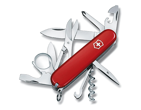 Explorer Swiss Army Pocket Knives - Red