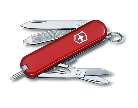 Signature Swiss Army Pocket Knives - Red