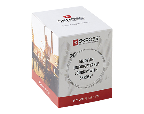S-Kross PRO World & USB Travel Adapters - White