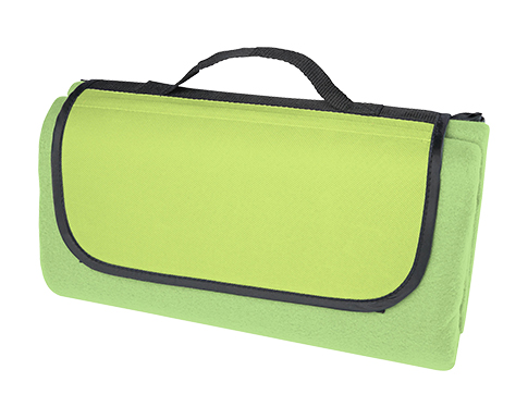 Grasmere Sustainable Recycled Plastic Picnic Blankets - Lime